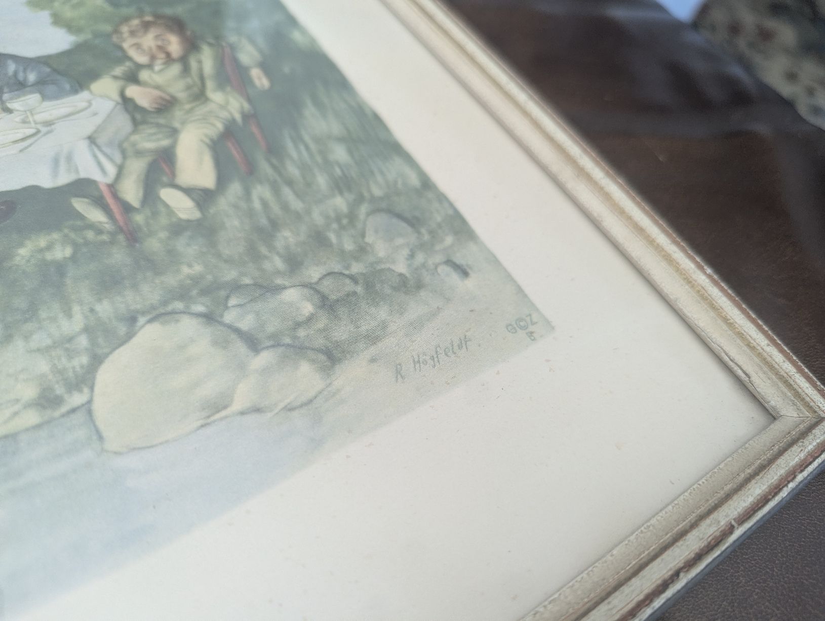 Dipinti: Vintage Robert Högfeldt Art Print  – Usato da Erlinsbach SO venduto da Meytalien 4