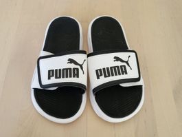 Puma Schlappen Größe 35.5 Hausschuhe slides Adissage Weiß
