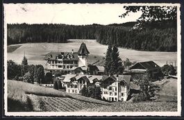Linden, Schlegwegbad vom Waldrand gesehe