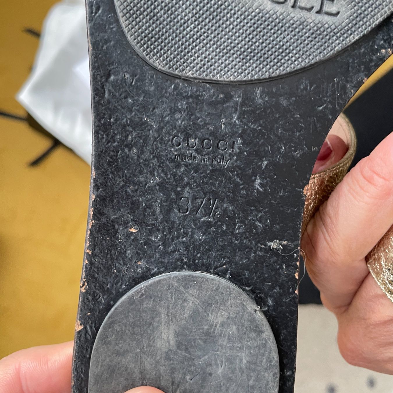 Gucci Damenschuhe: Gucci Sandalen gold – Gebraucht aus Dagmersellen von sheli17 4