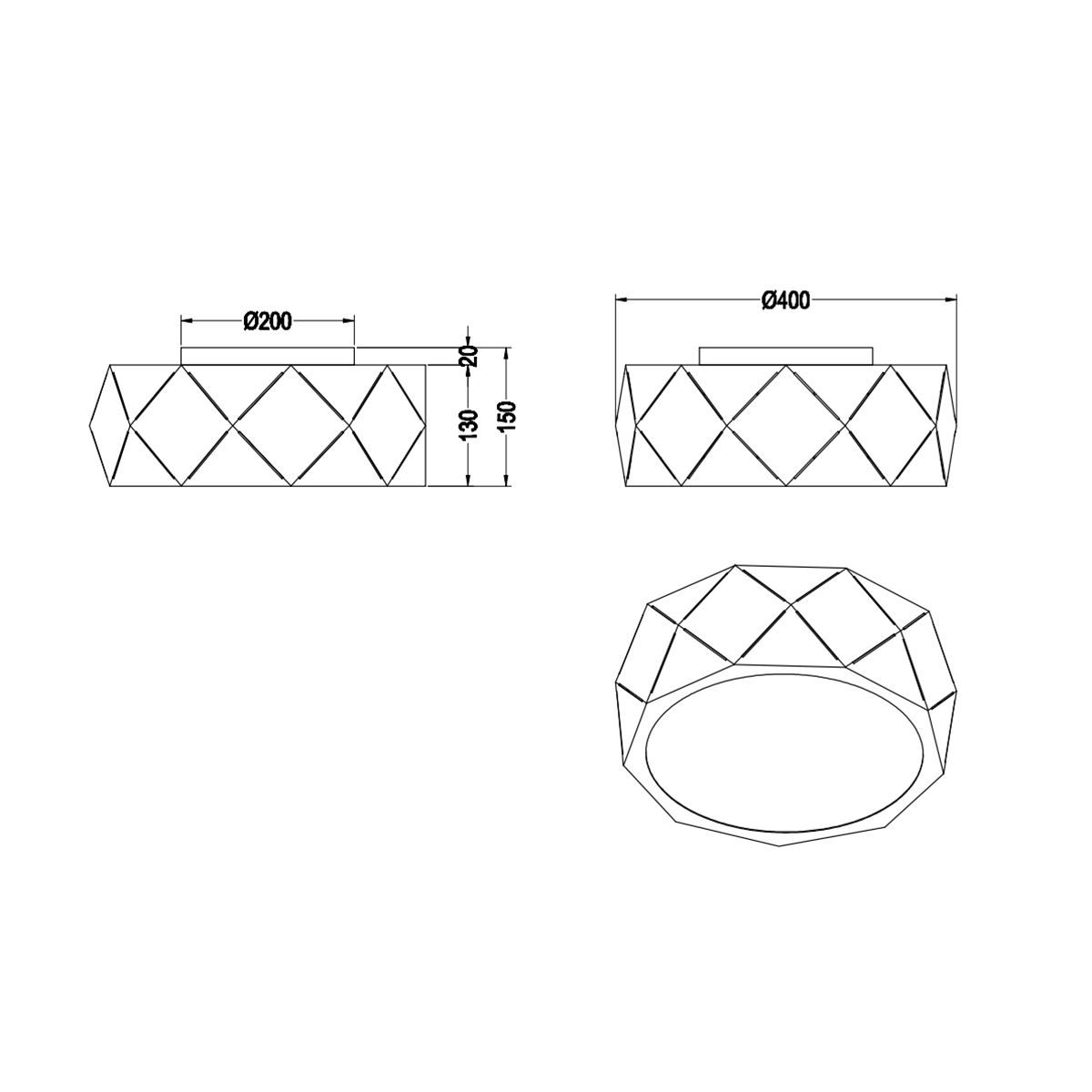 Lampadari & plafoniere: Deckenleuchte, Weiss, 40 cm Ø – Nuovo (secondo la descrizione) da Kreuzlingen venduto da Smart-Light 7