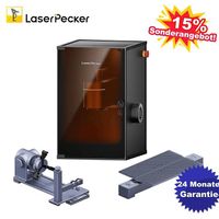 LaserPecker 4 Deluxe Dual-Lasergravurmaschine mit Schutzbox