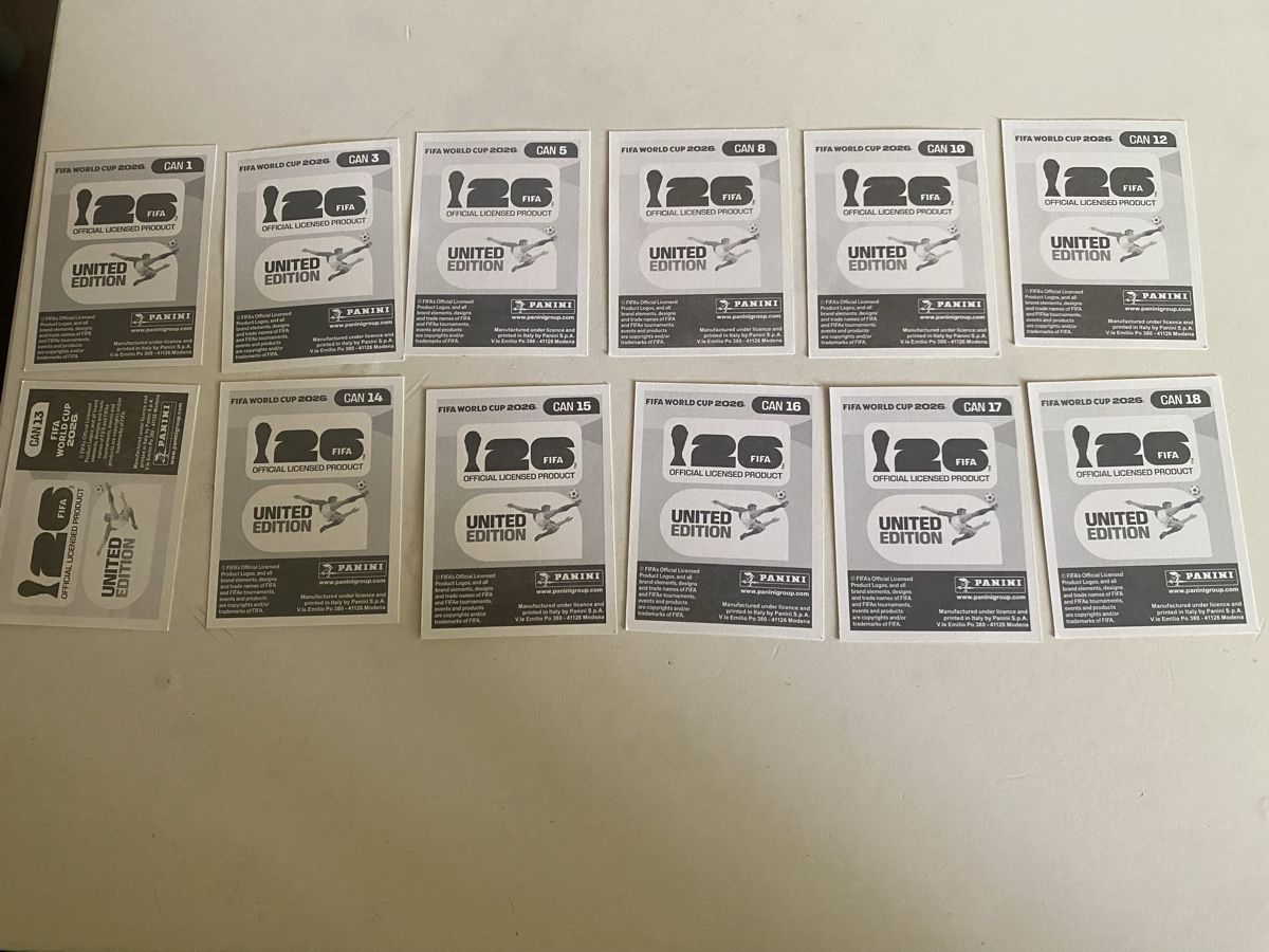 Panini Sammelbilder & Trading cards: WM 2026 Panini Kanada Bundle 12 Karten – Neu (gemäss Beschreibung) aus Engi von sil_c7g5