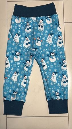 Sweat Pumphose mit Schneemann Gr. 92/98 Neu