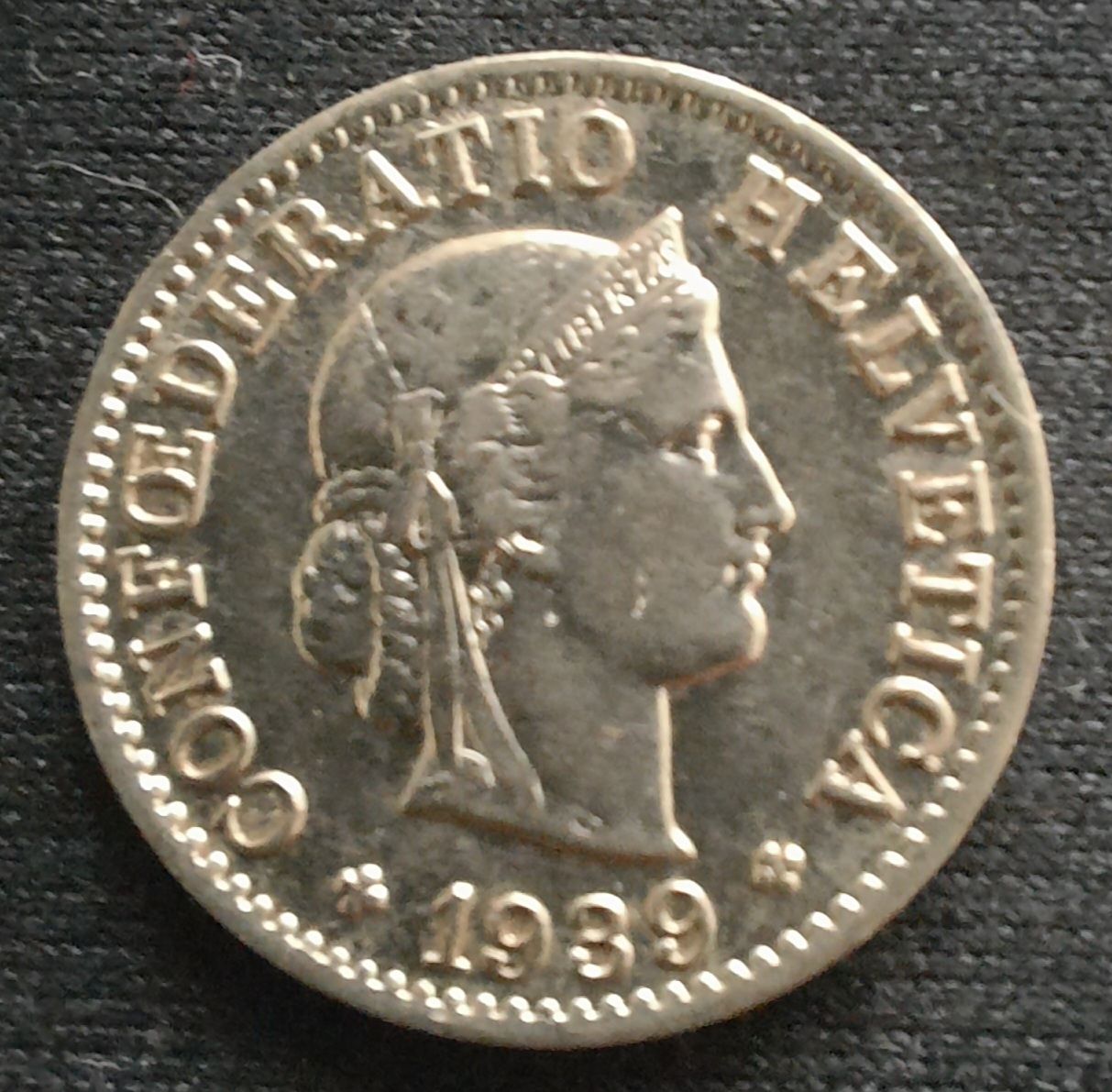 Tutti le monete: 5 Rp.  1939 fast unz. – Nuovo (secondo la descrizione) da Zürich venduto da Limmatufer