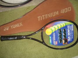vintage 1994 YONEX Tennis Racket "Titanium-400"Neu MadeJapan