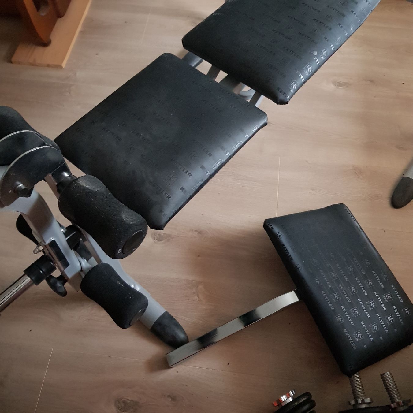 Kettler Manubri & Pesi: banc musculation kettler avec poids – Usato da Court venduto da Lechotg 7