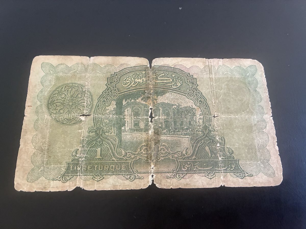Banconote: 1 Lira 1927 selten  – Usato da Dällikon venduto da Woldbanknoten 2