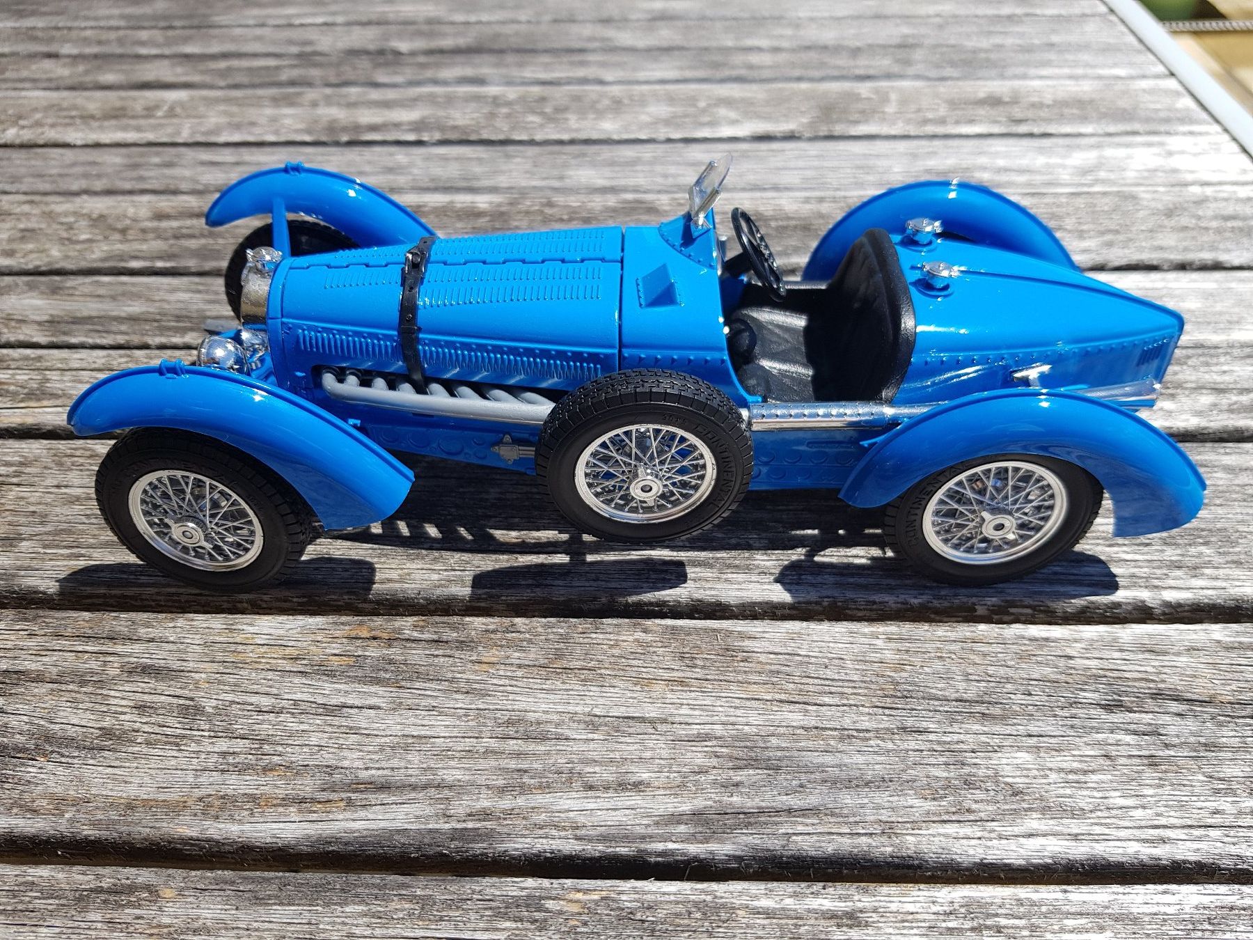 Bugatti Modellini d'auto: Bugatti Type „59“ 1934 Modellauto blau – Usato da Jona venduto da dampfnuggi 2