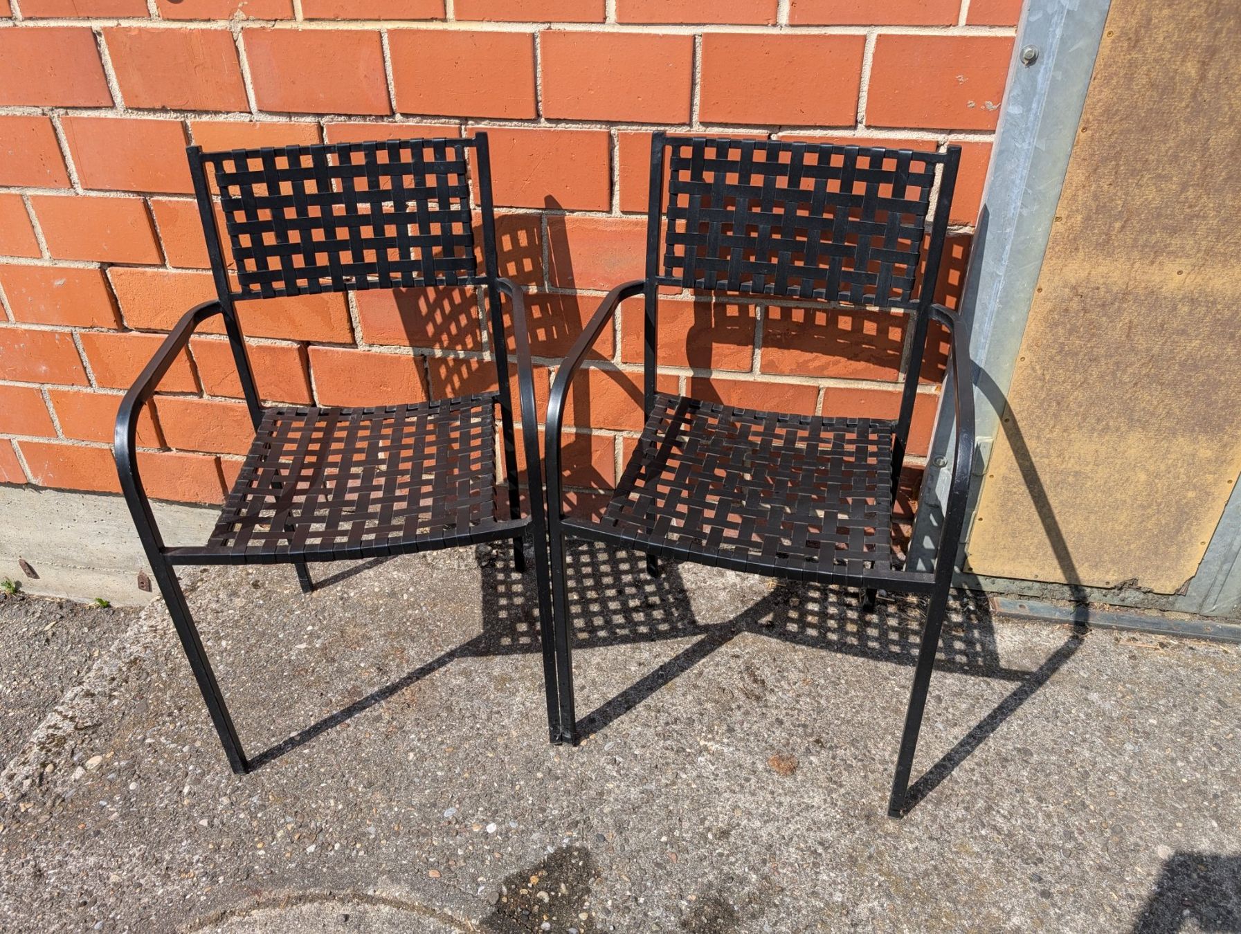 Stühle: 2 Stühle aus Metall – Gebraucht aus Eptingen von Sunny60