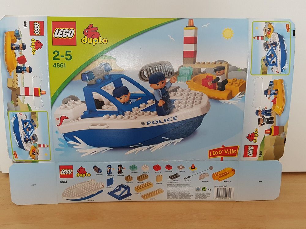 I navnet Mission gnier LEGO Duplo 4861 Polizeiboot in OVP | Kaufen auf Ricardo