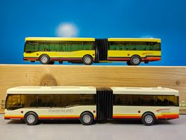 2 x HTI __ MERCEDES BENZ O405 __ Gelenkbus __ Bus __ 19cm