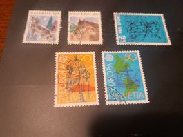 Rare collection de timbres suisses, divers motifs! Superbe