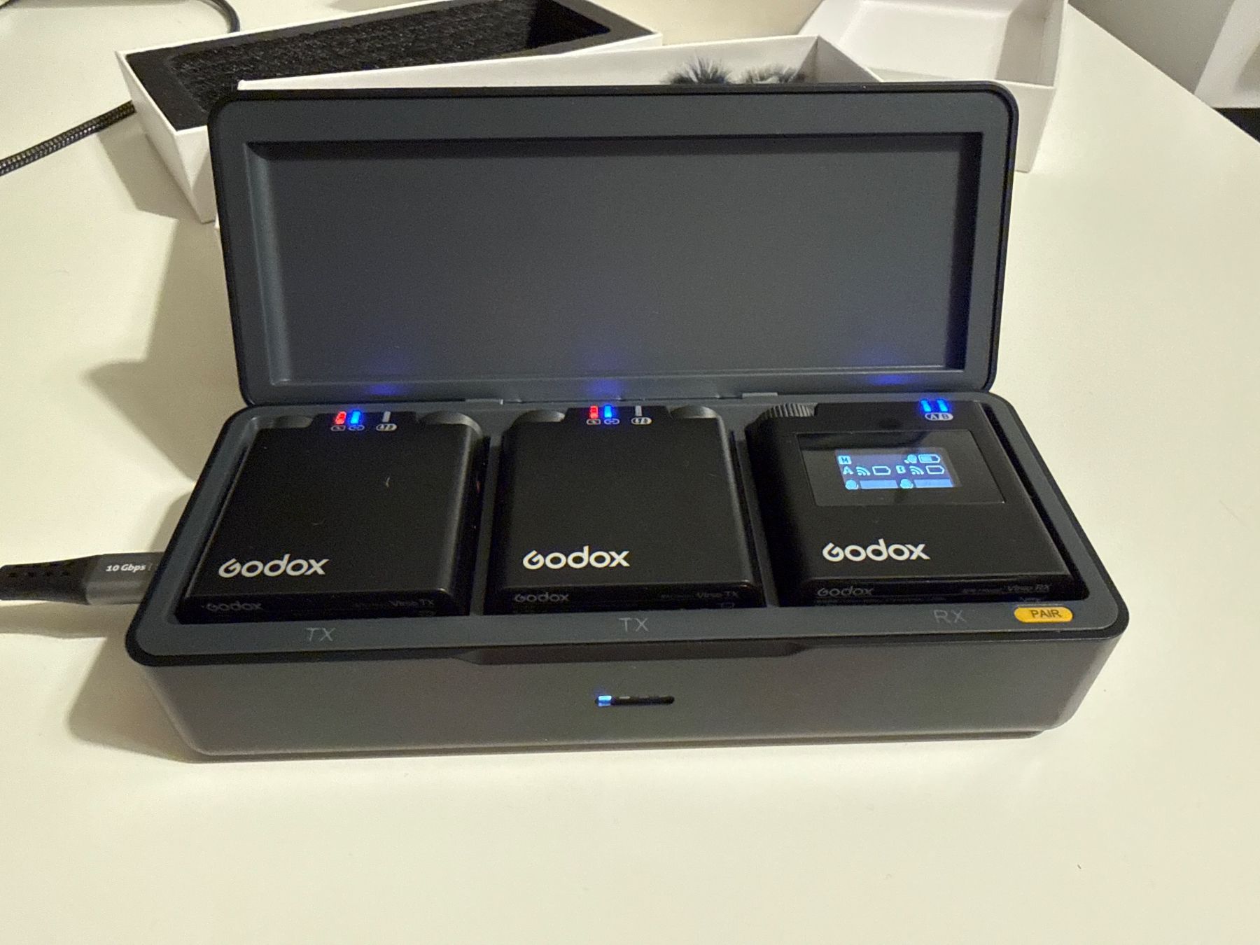 Godox Microfoni: Godox Virso M2 2.4 GHz Wireless Microphone System – Usato da Basel venduto da rob_vx5t 1