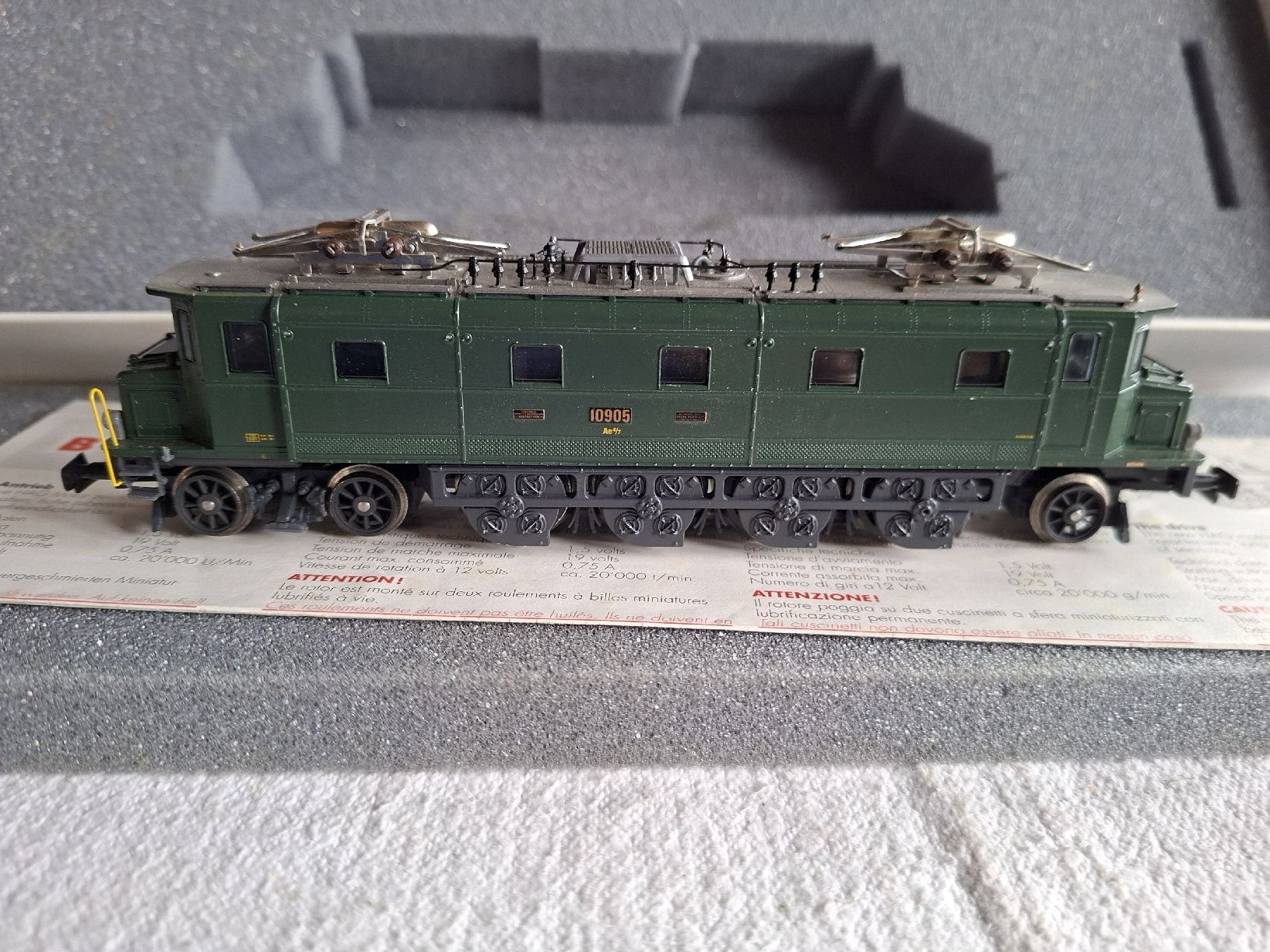 Hag Modellini di ferrovie: HAG Ae 4/7 SBB Grün AC Nr. 138 – Usato da Lohn-Ammannsegg venduto da schwerti53 2