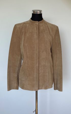 Wildlederjacke hellbraun - wie Neu (Globus)