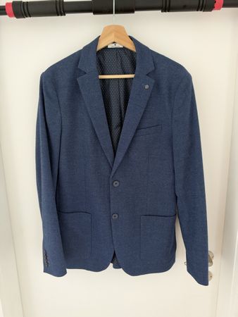 Blazer Tom Tailor blau Struktur Grösse 36 guter Zustand