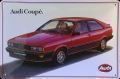 Blechschild 3D-AUDI COUPE - ROT