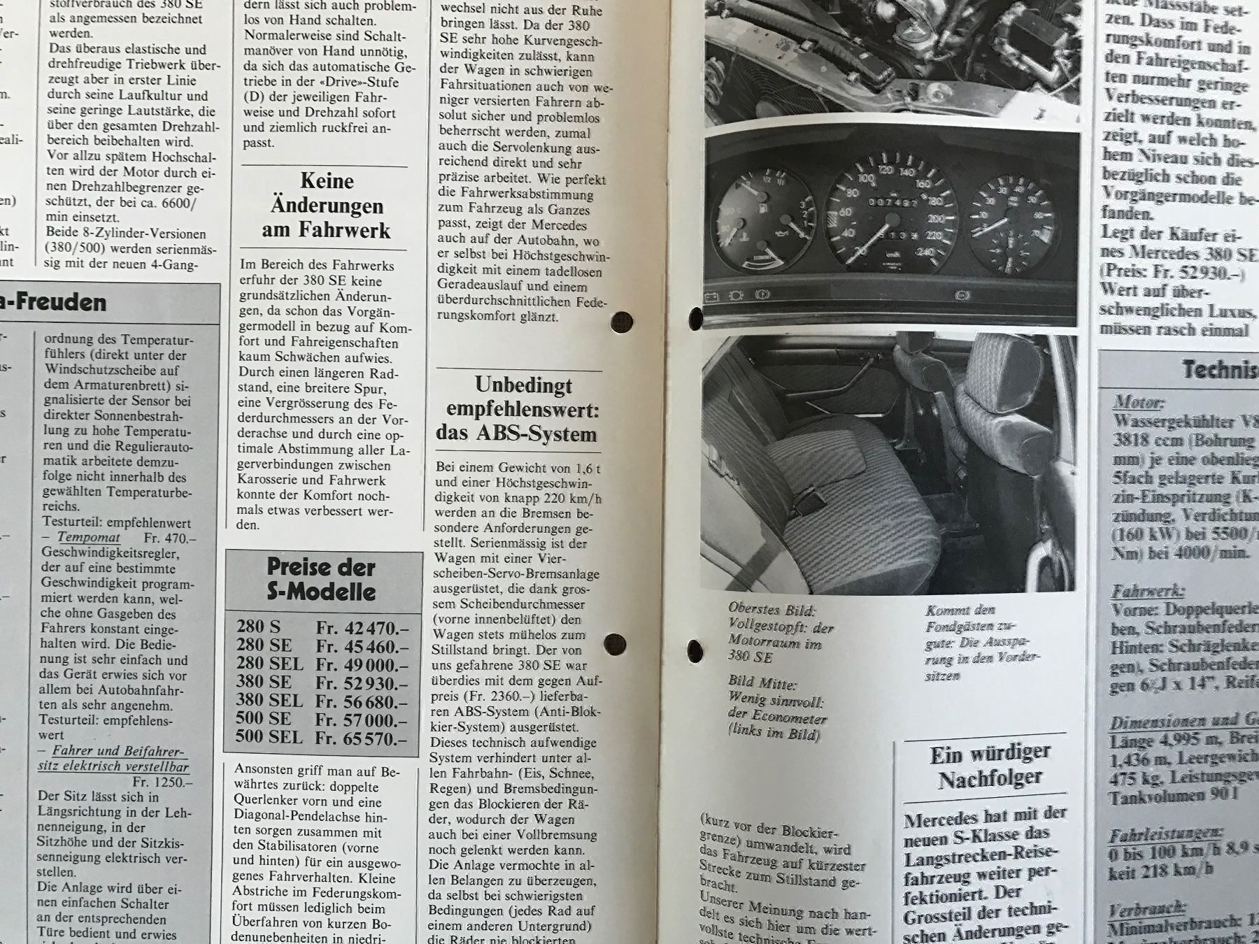 Mercedes-Benz Documenti: Mercedes Prospekt – Usato da Balterswil venduto da Jeko1967 3