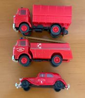 3 modèles pompiers français 1/87 Berliet / Traction