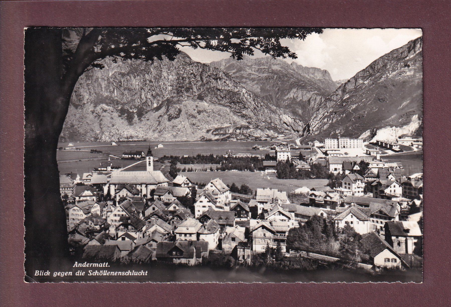 Cartoline postali: ANDERMATT - Teilansicht – Usato da Pully venduto da nicecards