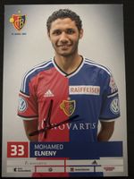 Autogrammkarte FC Basel Mohamed Elneny signiert