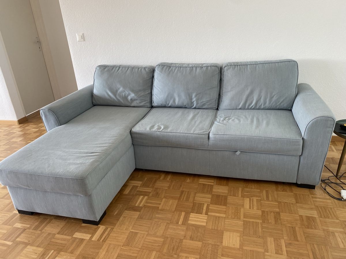 Maisons du monde Divani: Blau-graues Sofa mit Schlaffunktion und Stauraum – Usato da Pfäffikon SZ venduto da sar_g9j8 1