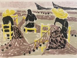 Anny VONZUN (1910 - 199) Lithographie Signiert Nummeriert