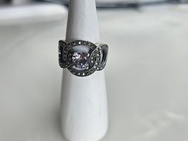 Silberring mit Amethyst Grösse 56