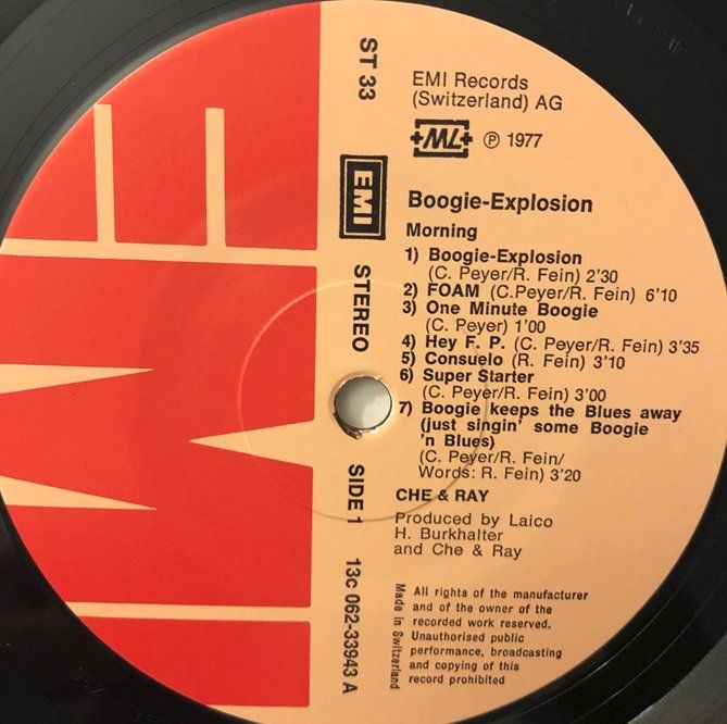 Dischi in vinile: Che & Ray – Boogie Explosion (LP) – Usato da Grüningen venduto da azulgrisvinyl 2