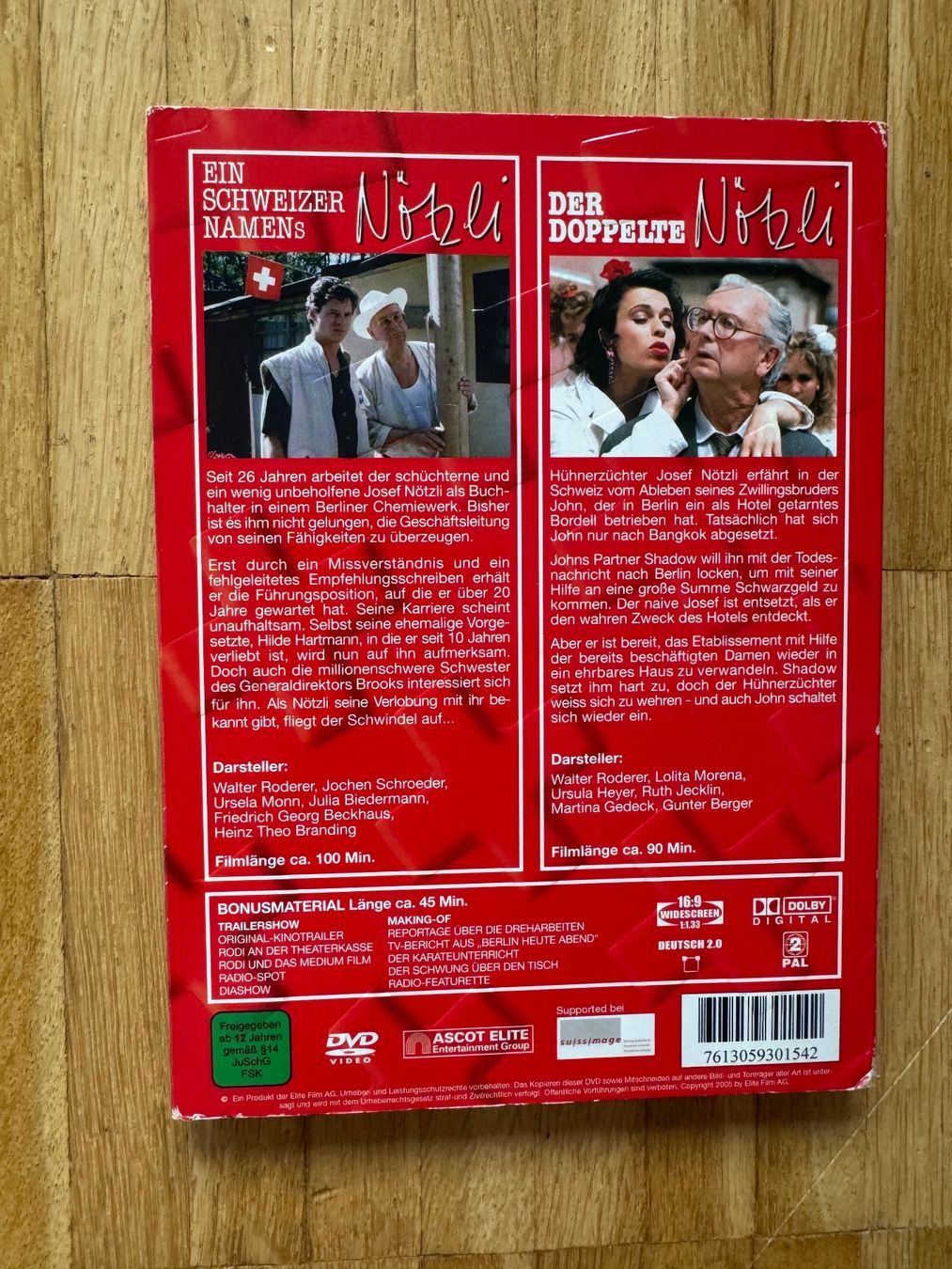 Tutti i DVDs: NÖTZLI BOX: EIN SCHWEIZER NAMENS/DER DOPPELTE. (DVD) – Usato da Basel venduto da san_2qlq 1