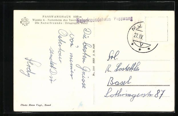 Cartoline postali: Passwang, Ferienheim Passwanghaus aus de – Usato da Berlin venduto da bartko-reher 1