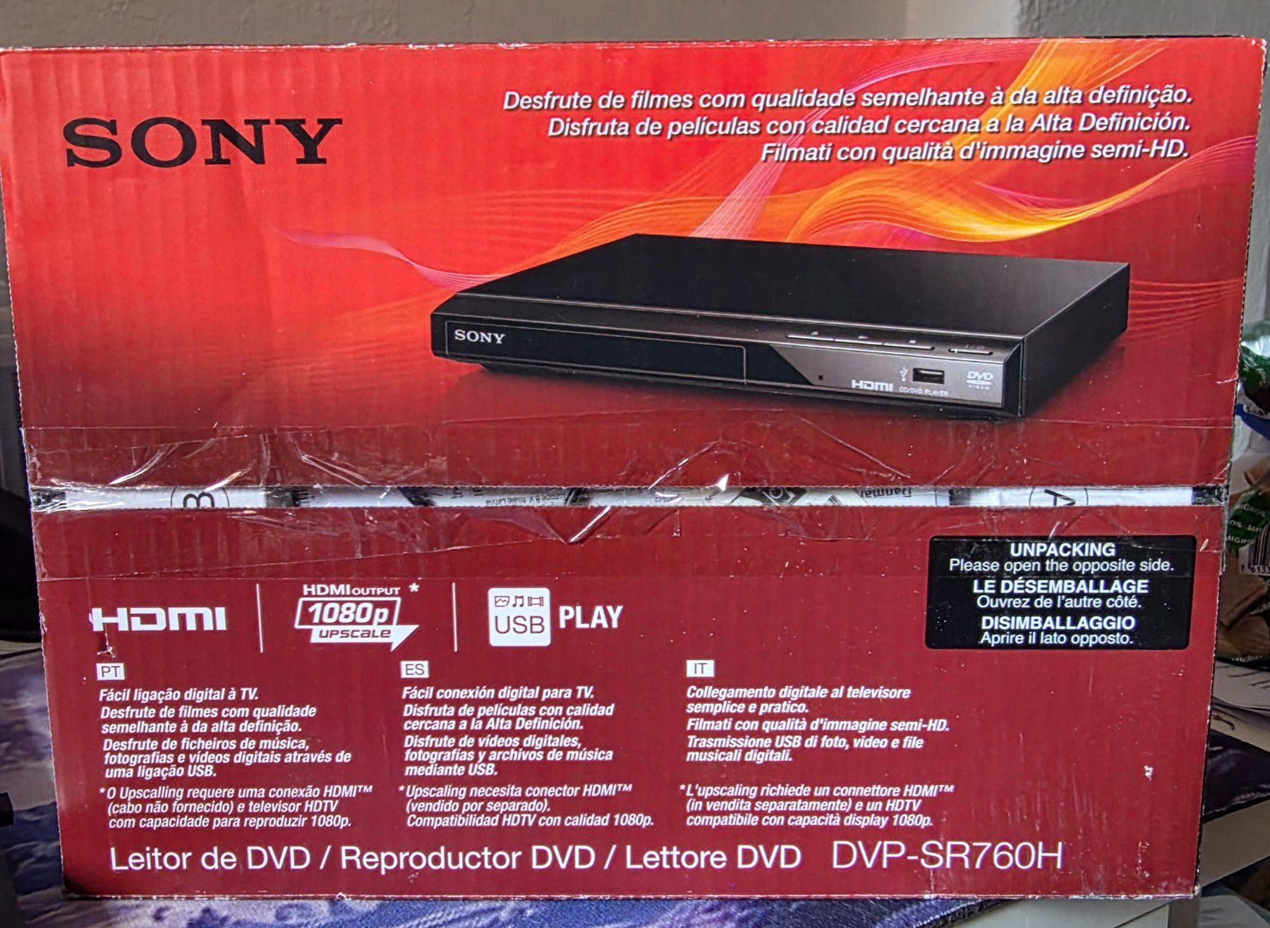 Sony Audio- & Mediensysteme: Sony DVP - SR760H DVD Abspielgerät – Neu und originalverpackt aus Wikon von _mc_speedy_