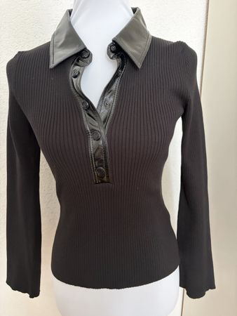 Maje size 2 long sleeve shirt