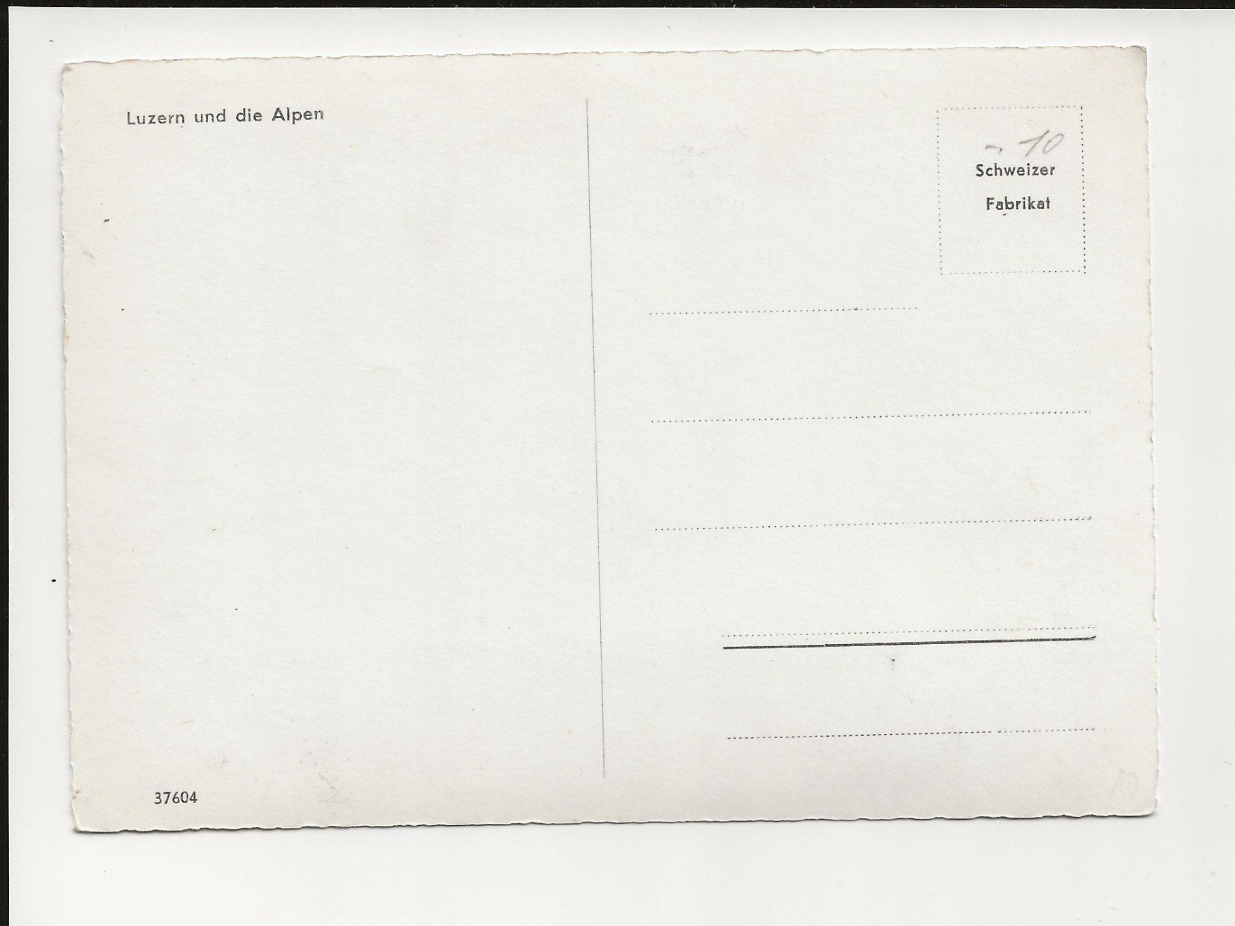 Cartoline postali: AK ca 1950 Luzern & Alpen, Kath. Kirche – Usato da Greifensee venduto da 315WDO 1