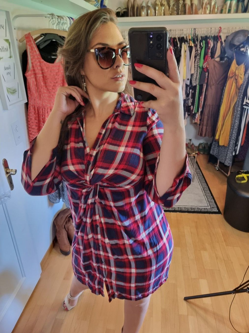 Vestiti: 🌺Hemd Kleid Größe 38-M🌺 – Usato da Wald ZH venduto da CapLux 1