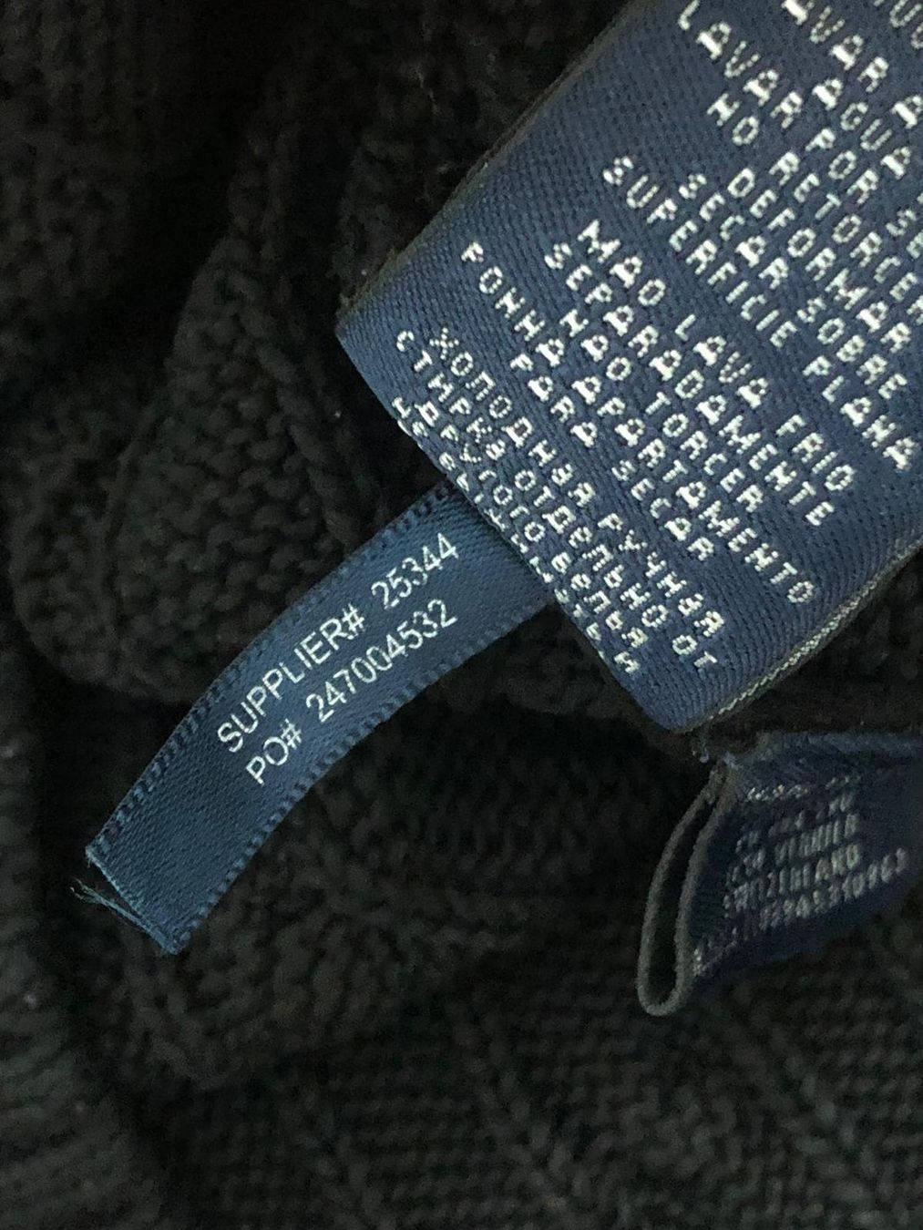 Ralph Lauren Pulls & Sweat-shirts: Pull torsadé Noir Ralph Lauren Taille L – D'occasion à Genève par leb_5j62 6