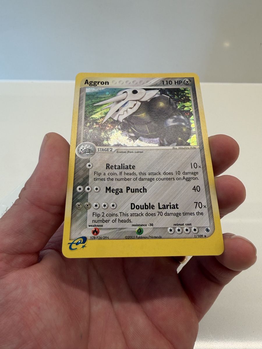 Pokémon Sammelbilder & Trading cards: Aggron Holo Rare EX Ruby & Sapphire 2003 – Gebraucht aus Arlesheim von WungaBunga 4