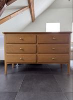 Holzkommode mit 6 Schubladen, 120 × 41× 75 cm