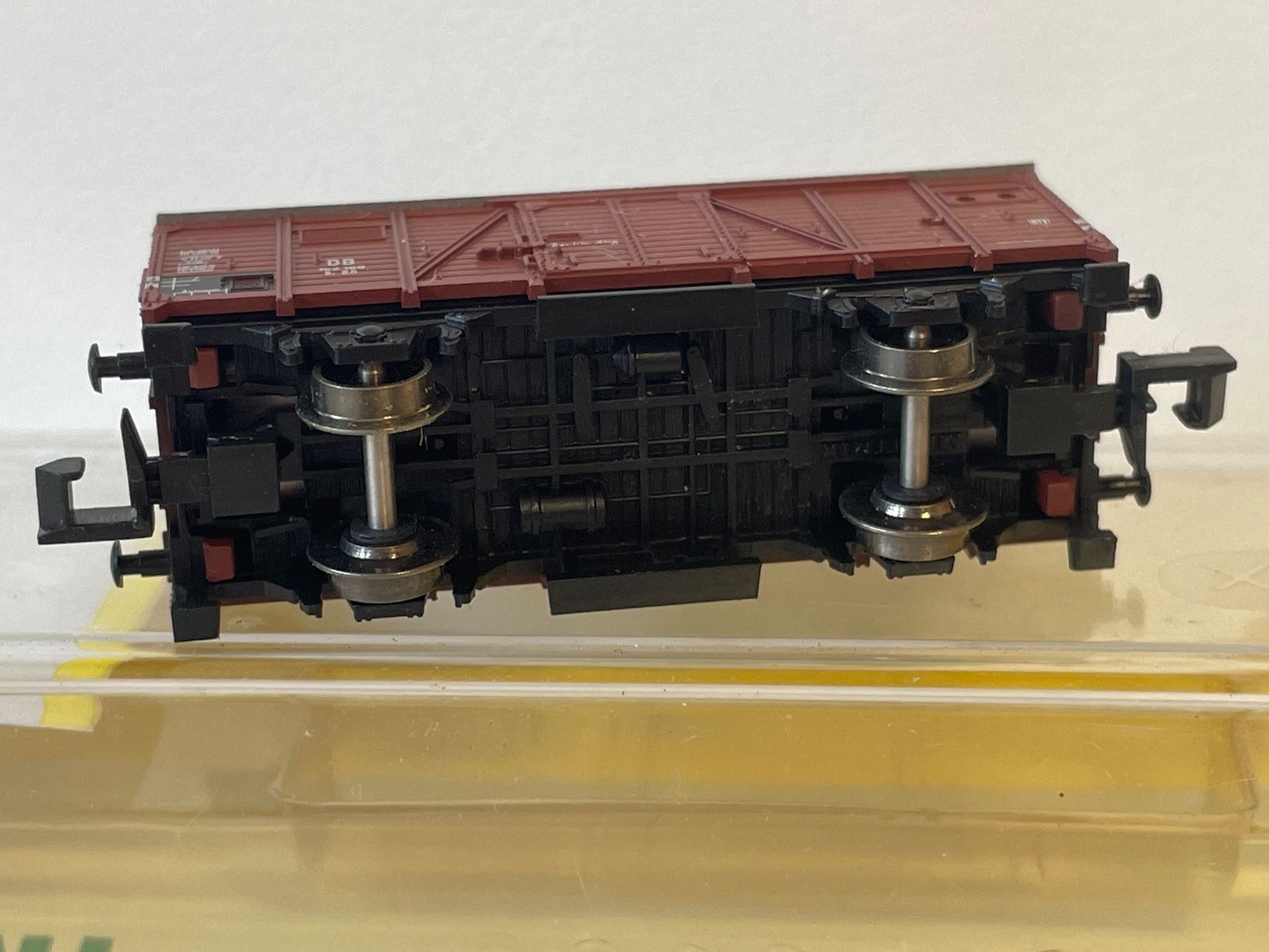 Trix Modellini di ferrovie: Minitrix 15173-28 Gedeckter Güterwagen DB – Nuovo (secondo la descrizione) da Wilderswil venduto da Modellbahn-Shop-Moll 5