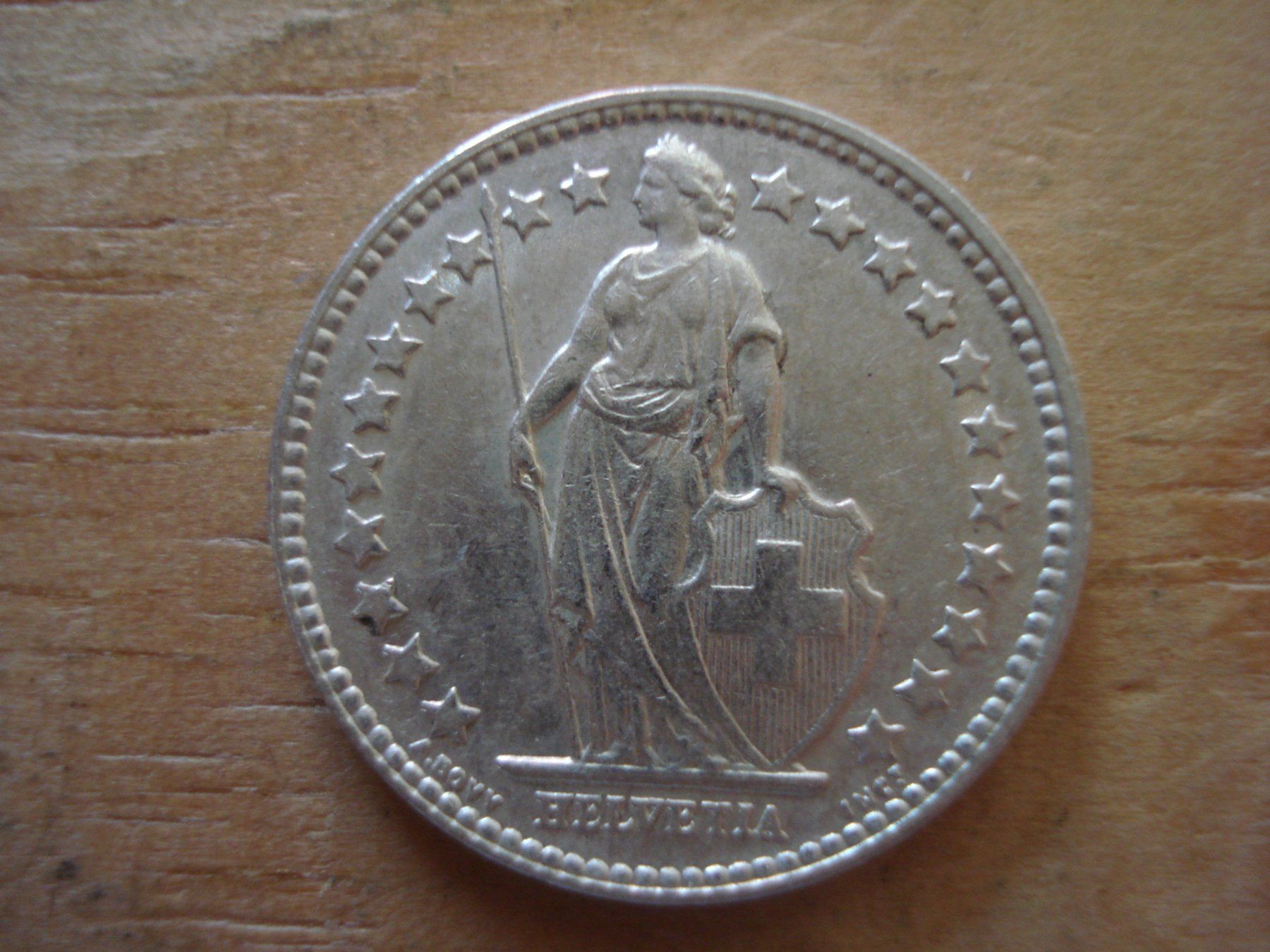 Tutti le monete: (N4) 1/2 Franken 1941 UNZ- – Usato da Erlach venduto da Net-Coins 1