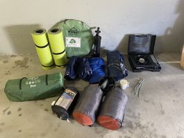 Camping Ausrüstung grosses Set