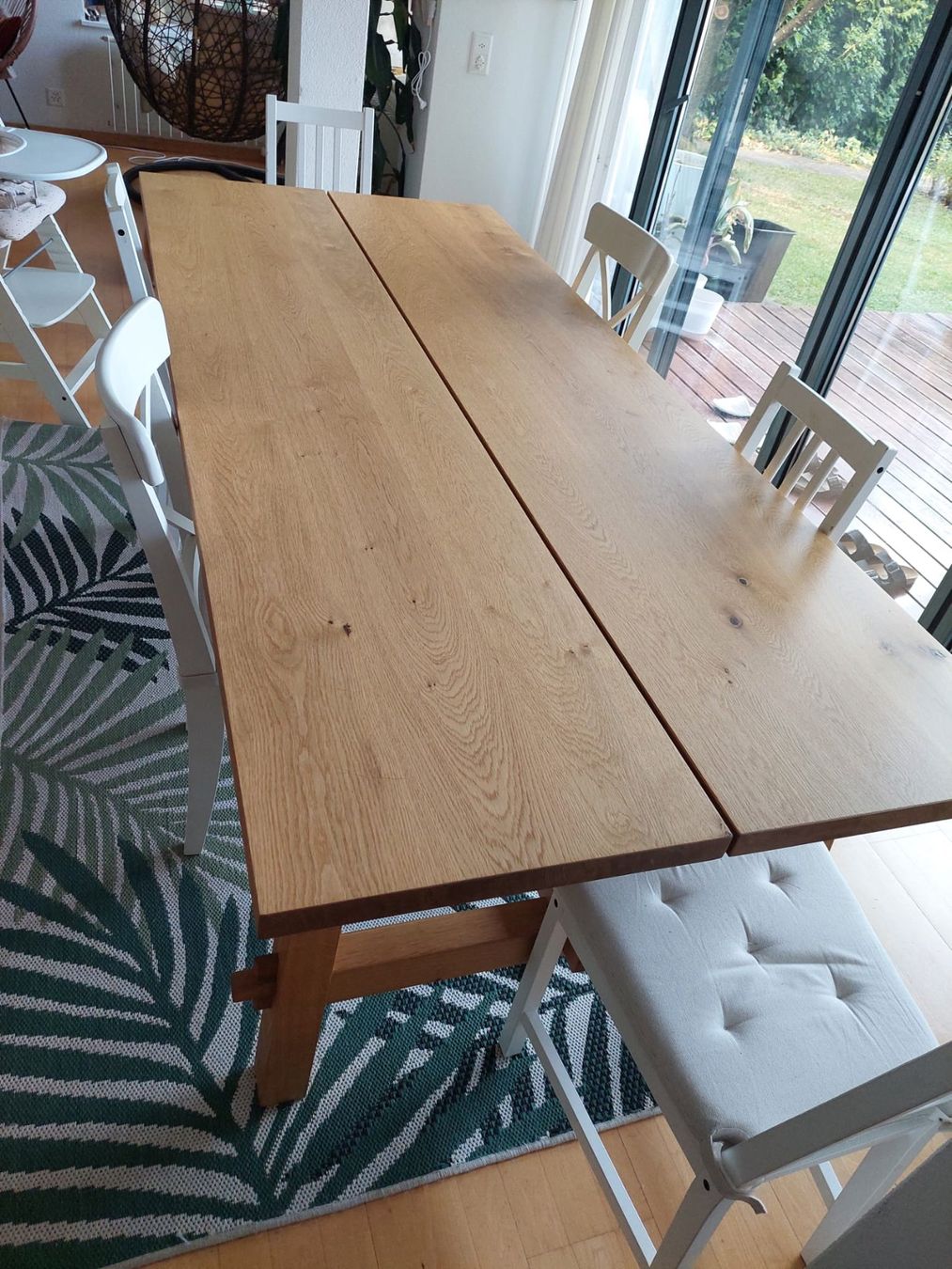 Ikea Tavoli: IKEA MÖCKELBY Esstisch Eiche massiv 235x100 cm – Usato da Zürich venduto da Kebby 3