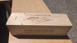 Don Melchor Holzkiste, dekorativ, leer, Wein,Top Zustand