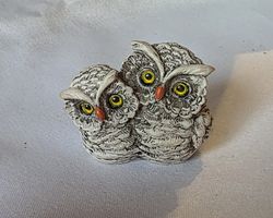 Eule Figur Stein Handgemacht siehe Foto 