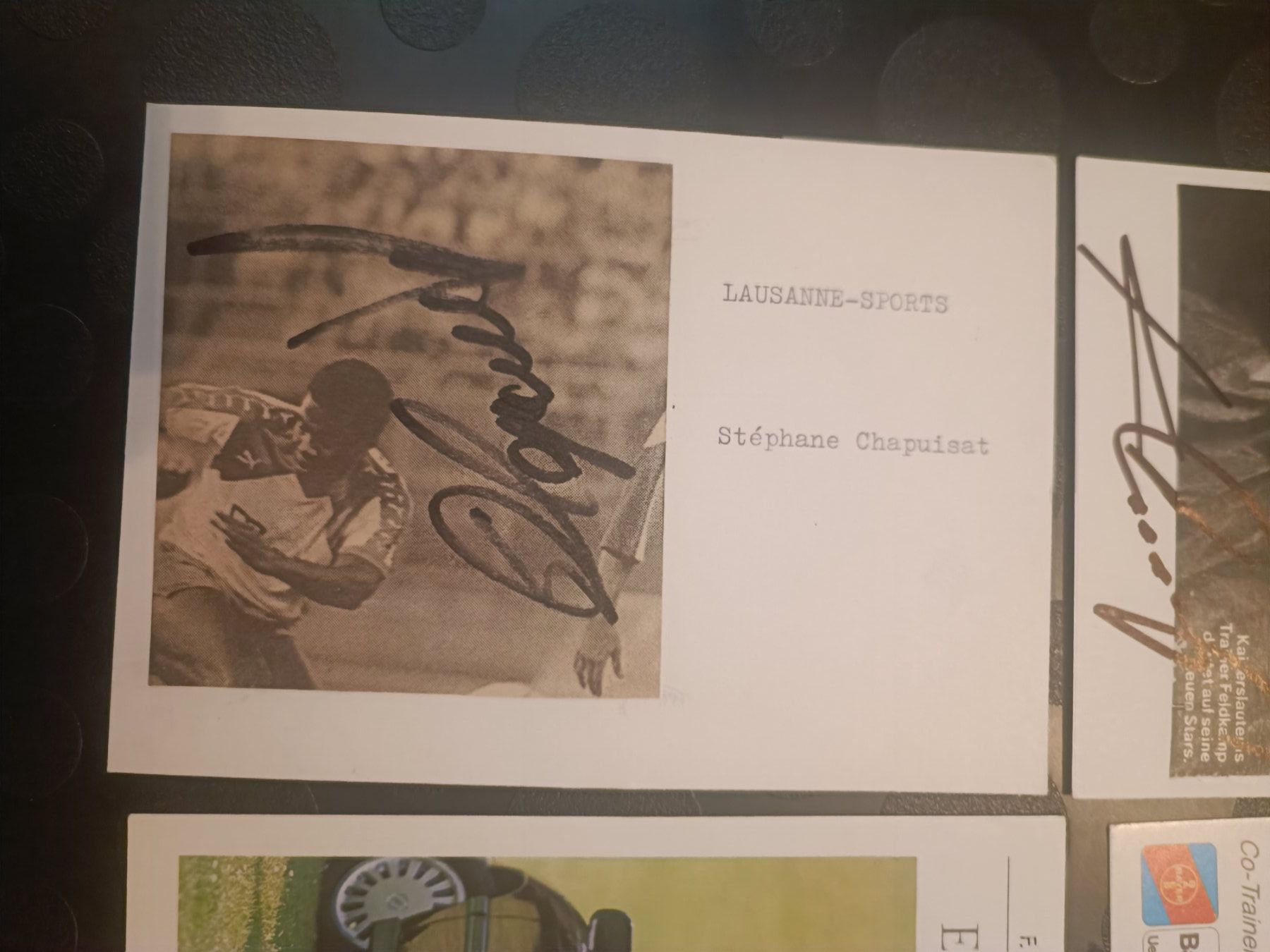 Autogramme: Fussball 90er Jahre - 4x handsigniert – Gebraucht aus Menziken von Artographs 1