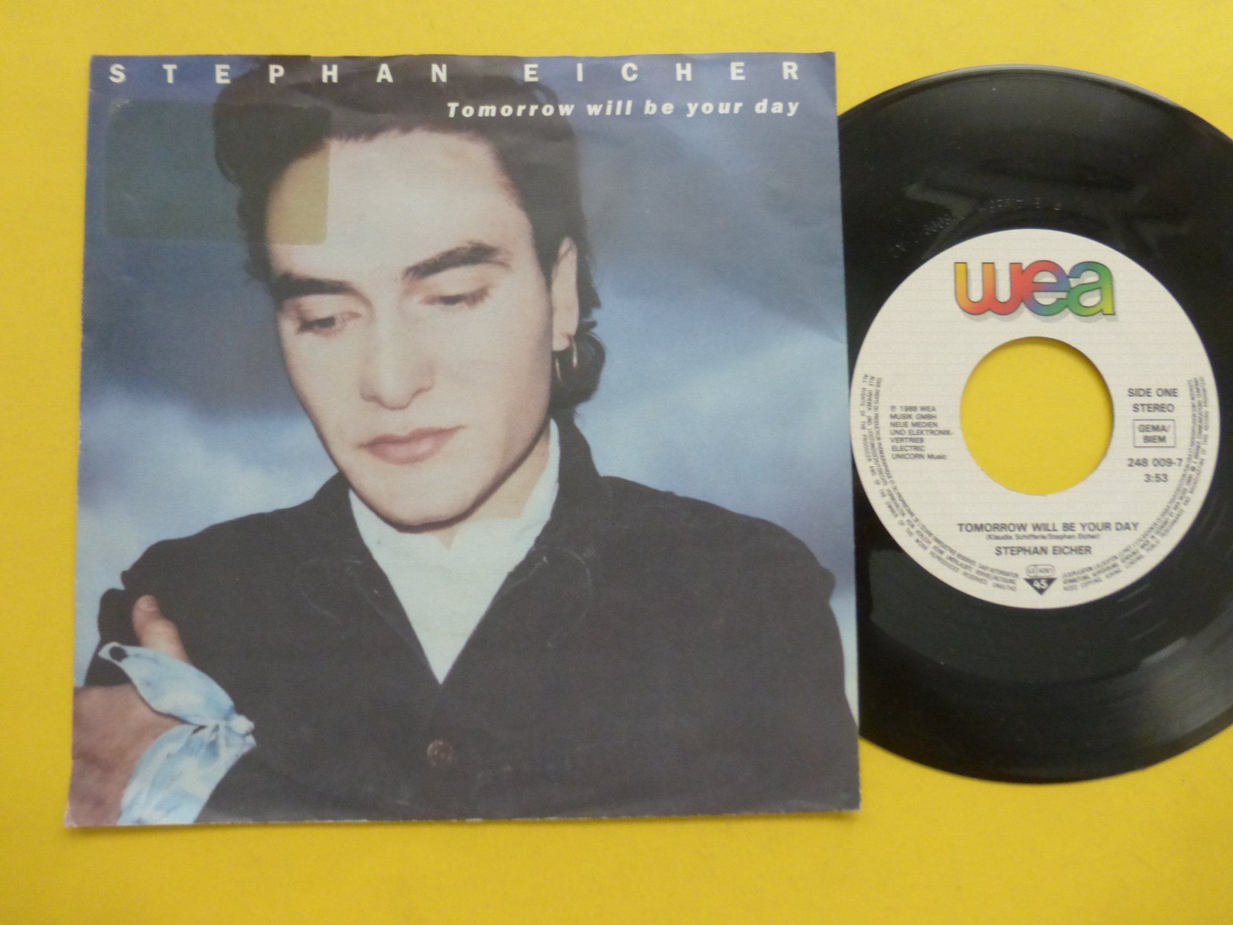Dischi in vinile: Stephan Eicher – Tomorrow Will Be Your Day – Usato da Zürich venduto da Swiss57