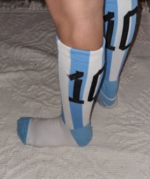 Messi schuhe store mit socken