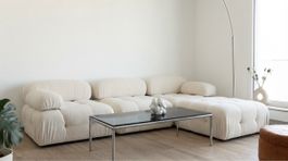 Modulares Bubble Ecksofa | Creme | Top Zustand