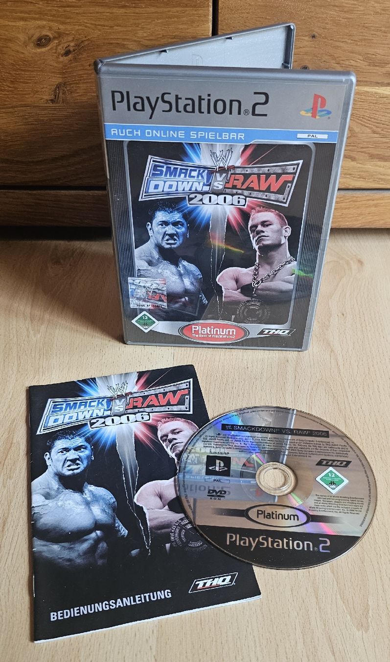 Sony Giochi: PS2 Spiel -- Smack Down vs. RAW 2006 - Platinum Version – Usato da Ochlenberg venduto da on3x